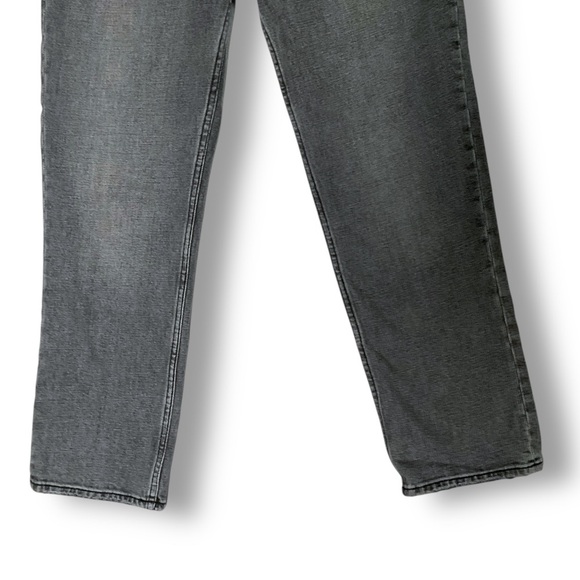 Abercrombie & Fitch Ankle Straight Ultra High Rise Jeans Sz 25 Curve Love Gray - Picture 4 of 13